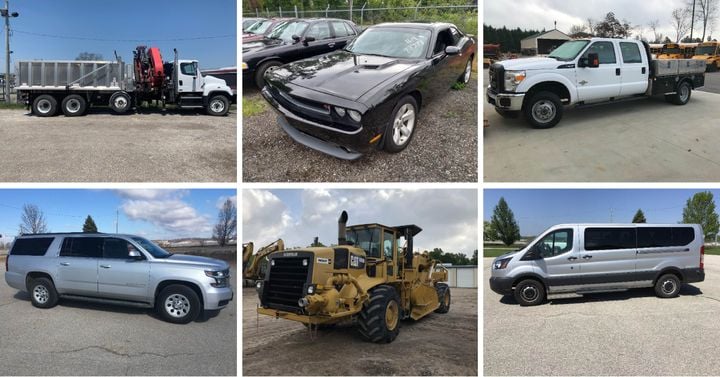 A few examples of vehicles one can find on GovDeals. - Photo: GovDeals